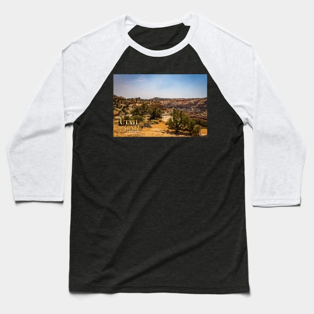 Utah State Route 12 Scenic Drive Baseball T-Shirt by Gestalt Imagery